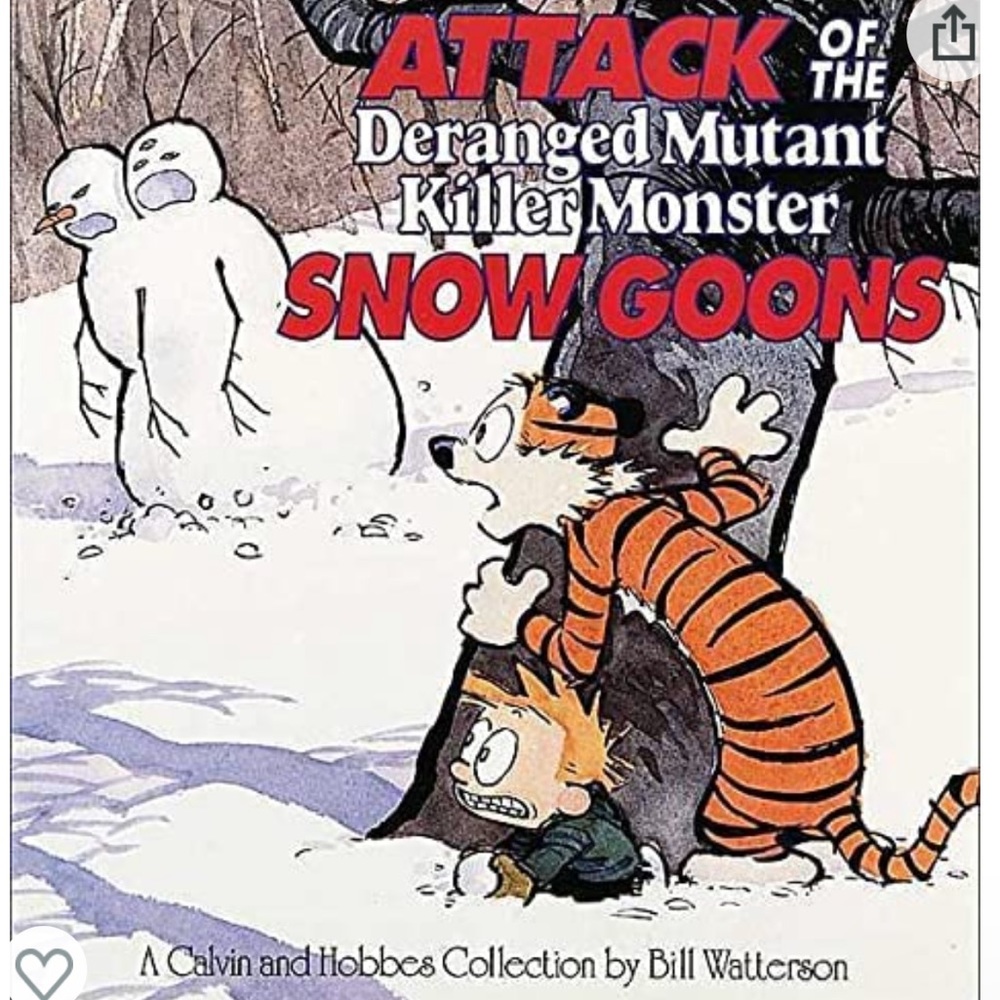 🦄3 FOR $15! Calvin & Hobbes attack of the snow goons